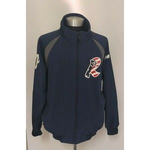 Reading Fightin Phils New Balance Warm Up Jacket Flag R Logo XL